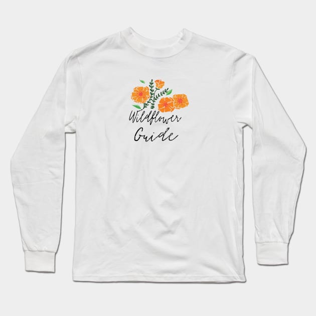 Wildflower Guide Long Sleeve T-Shirt by Nataliatcha23